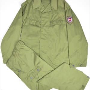 Uniform Zivilverteidigung Jacke + Hose m52 80er Jahre, Depotware