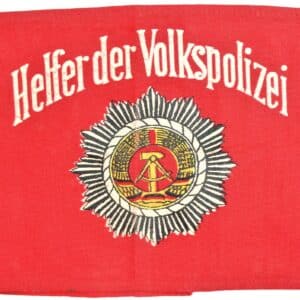 Armbinde Helfer der Volkspolizei gedruckt