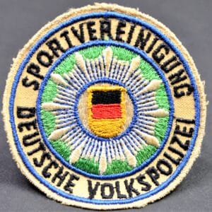Aufnäher Sportvereinigung Deutsche Volkspolizei 7,6 cm