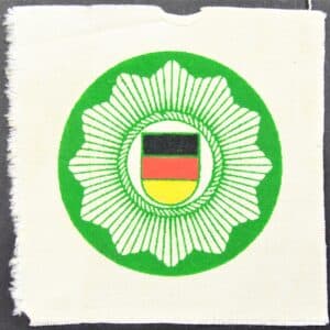 Aufnäher Stern Volkspolizei 9 cm 50er Jahre