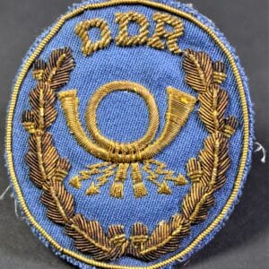 Aufnäher Ärmelabzeichen DDR Post handgestickt Stellvertreter des Ministers