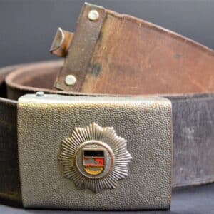 Koppel MdI HVA 85 cm Koppelschloss mit Polizeistern + Wappenschild